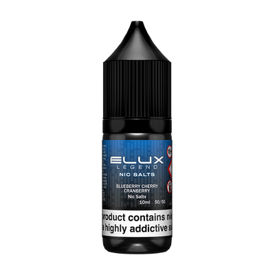 elux legend nic salts blueberry cherry cranberry 10ml