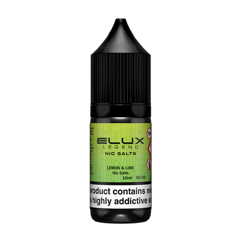 elux legend nic salts lemon and lime 10ml