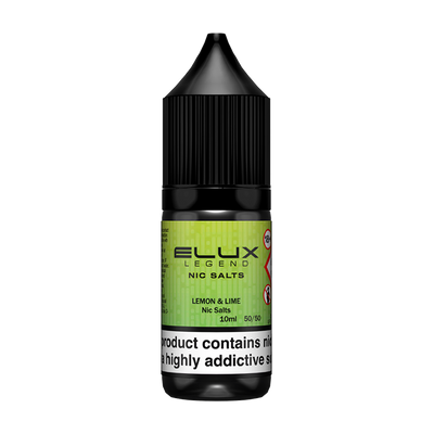elux legend nic salts lemon and lime 10ml