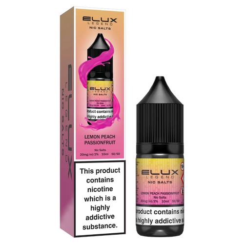 Lemon Peach Passionfruit Nic Salt by Elux 10ml