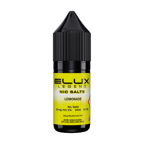 elux legend nic salts lemonade