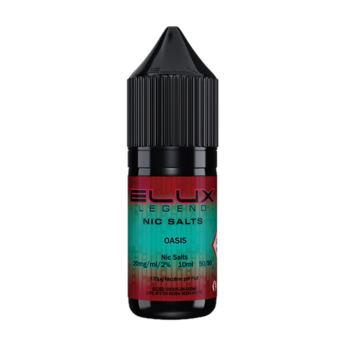 elux legend nic salts oasis 10ml