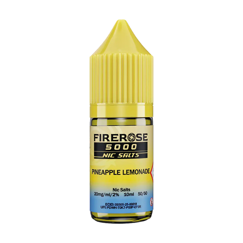 elux fire rose 5000 nic salt eliquid pineapple lemonade