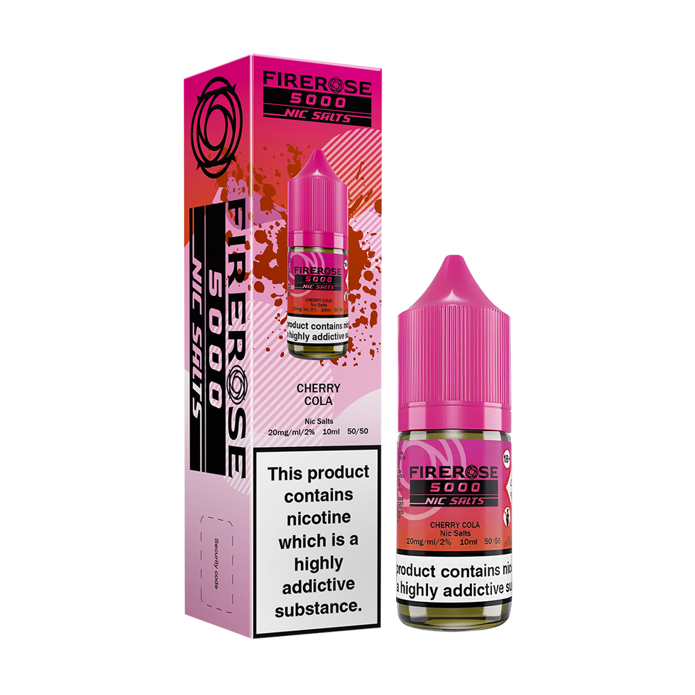elux firerose 5000 nic salt cherry cola