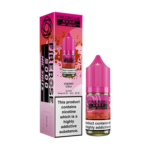 elux firerose 5000 nic salt cherry cola