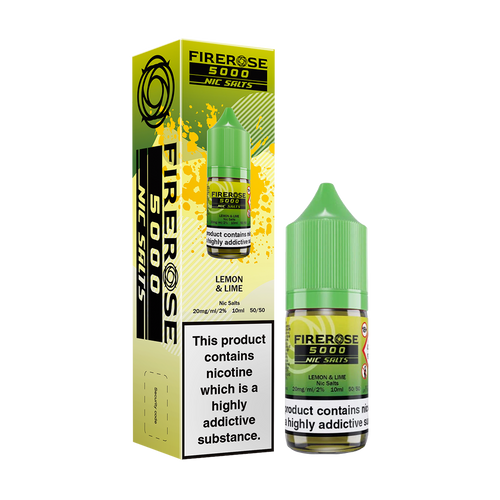 elux firerose 5000 nic salt lemon lime