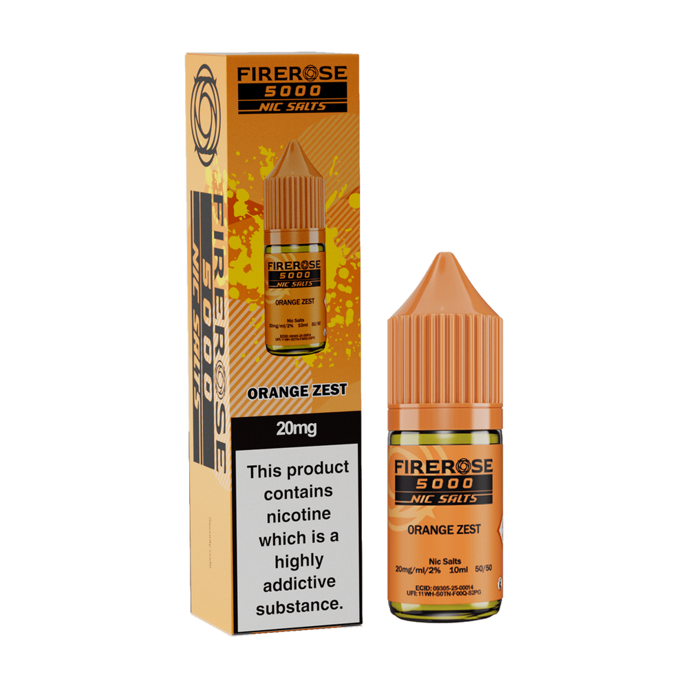 elux firerose 5000 nic salt orange zest