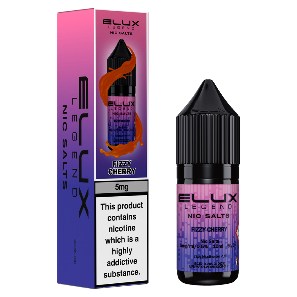 Fizzy Cherry Nic Salt by Elux 10mln 5mg