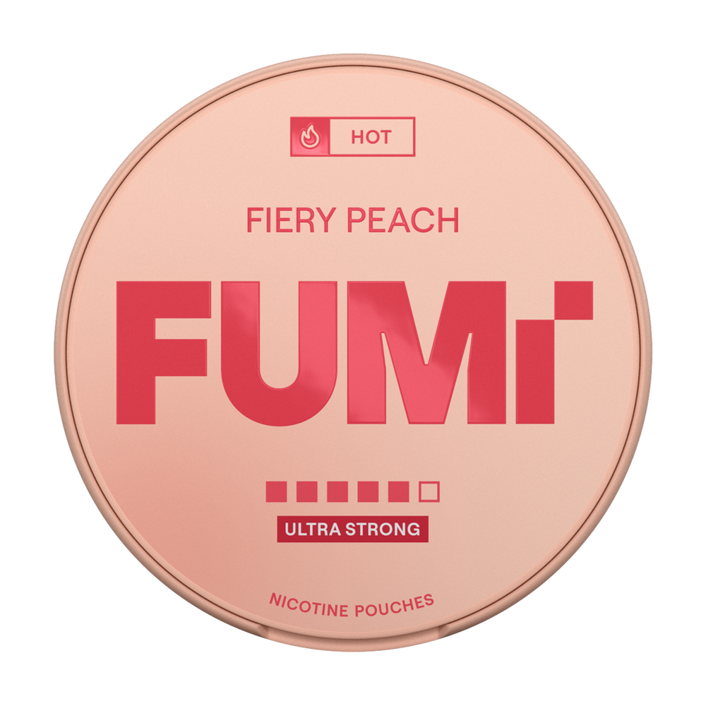 Fiery Peach FUMI Nicotine Pouches