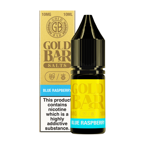 Blue Raspberry Nic Salt by Gold Bar 10ml 10mg