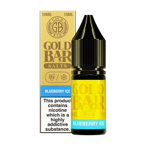 Blueberry Ice Nic Salt by Gold Bar 10ml 10mg