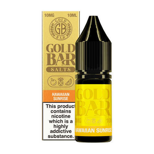 Hawaiian Sunrise Nic Salt by Gold Bar 10ml 10mg