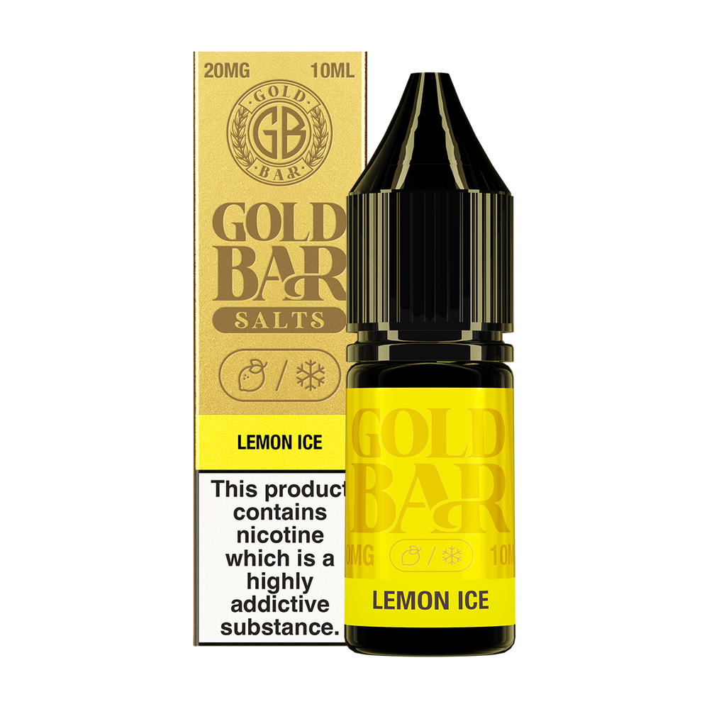 Lemon Ice Nic Salt by Gold Bar 10ml 20mg