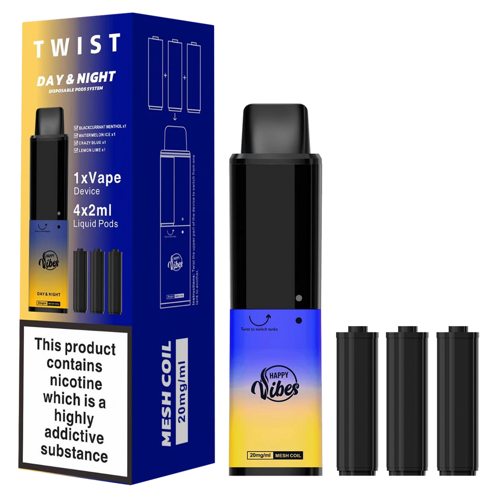 Day & Night Happy Vibes Twist Disposable Device