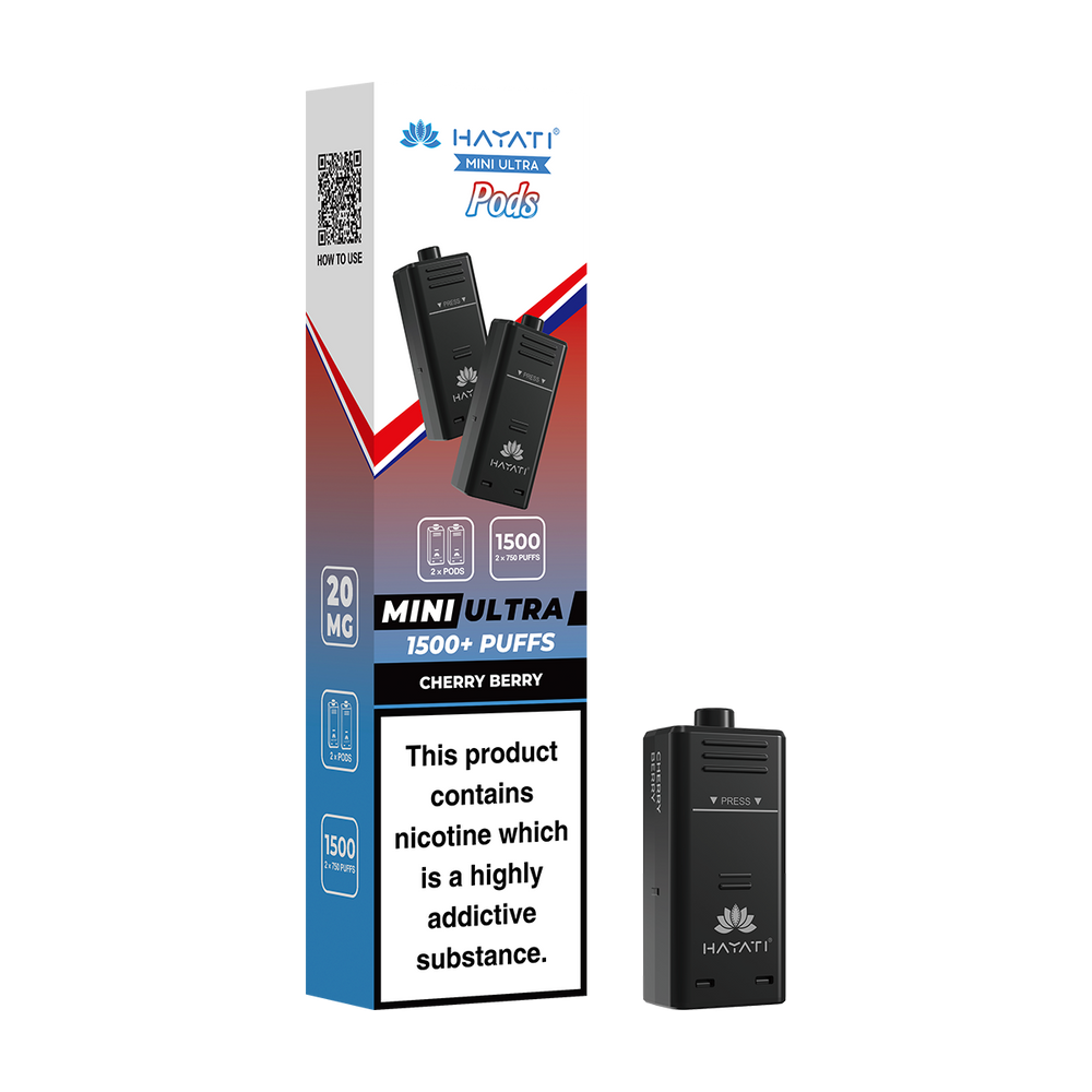 hayati mini ultra pods cherry berry