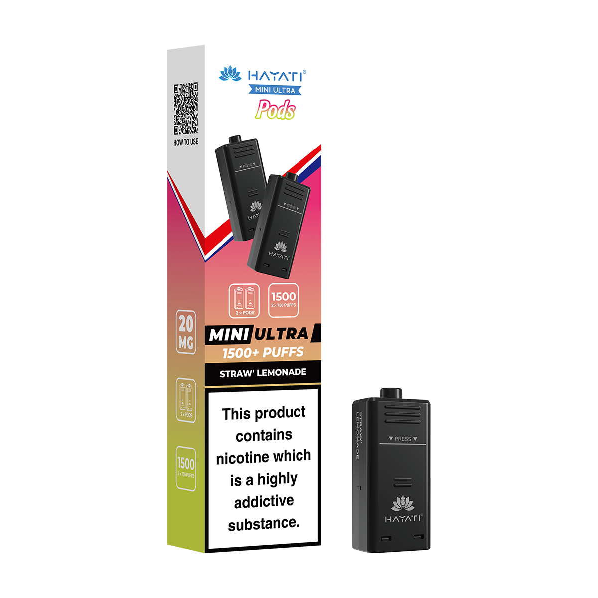 Hayati Mini Ultra Vape Kit & Refill Pack | 4 For 10 Pods  Vapemate