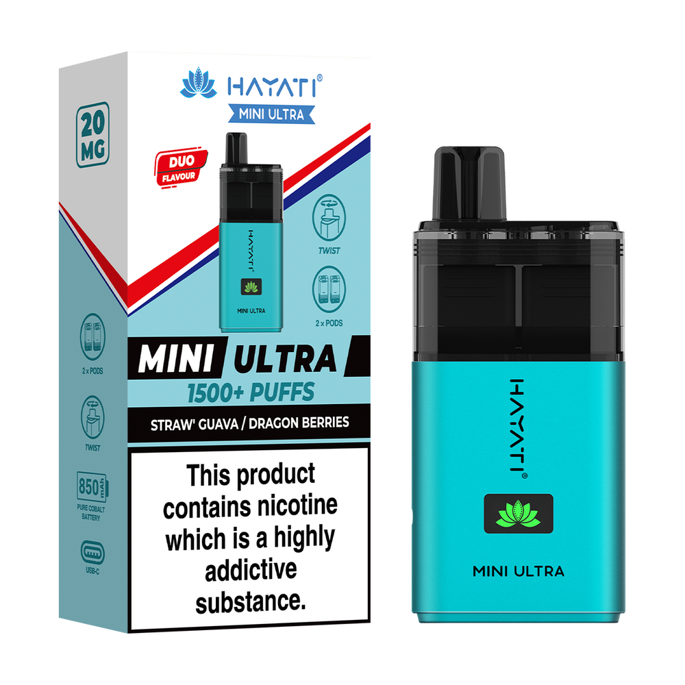Hayati Mini Ultra Kit strawberry guava dragonberries