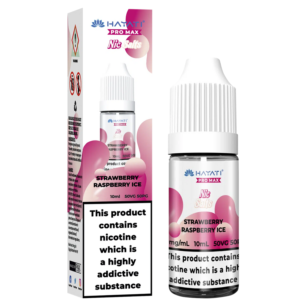 Strawberry Raspberry Ice Nic Salt by Hayati Pro Max 10ml