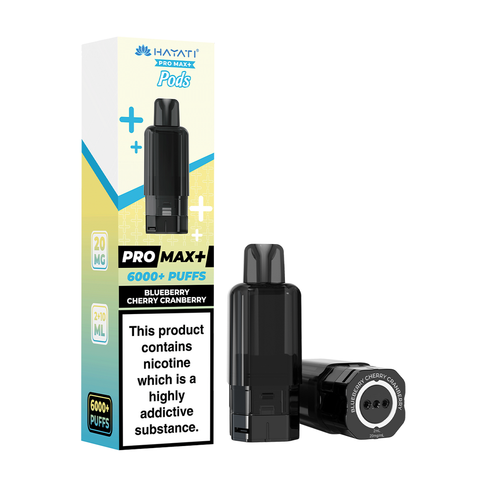 hayati pro max plus pods blueberry cherry cranberry