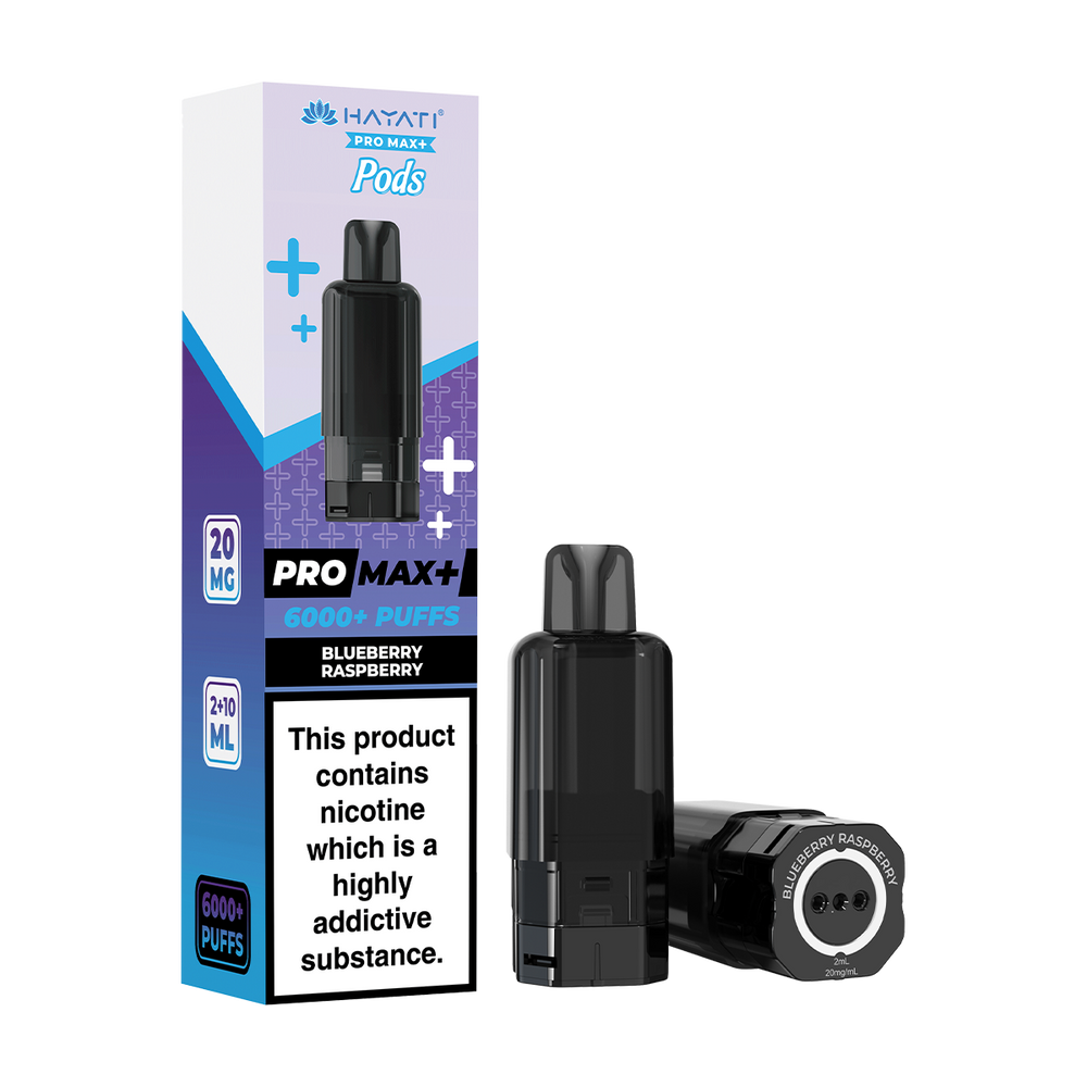 Blueberry Raspberry Hayati Pro Max+ Refill Pack Vapemate Blueberry Raspberry Hayati Pro Max+ Refill Pack Vapemate