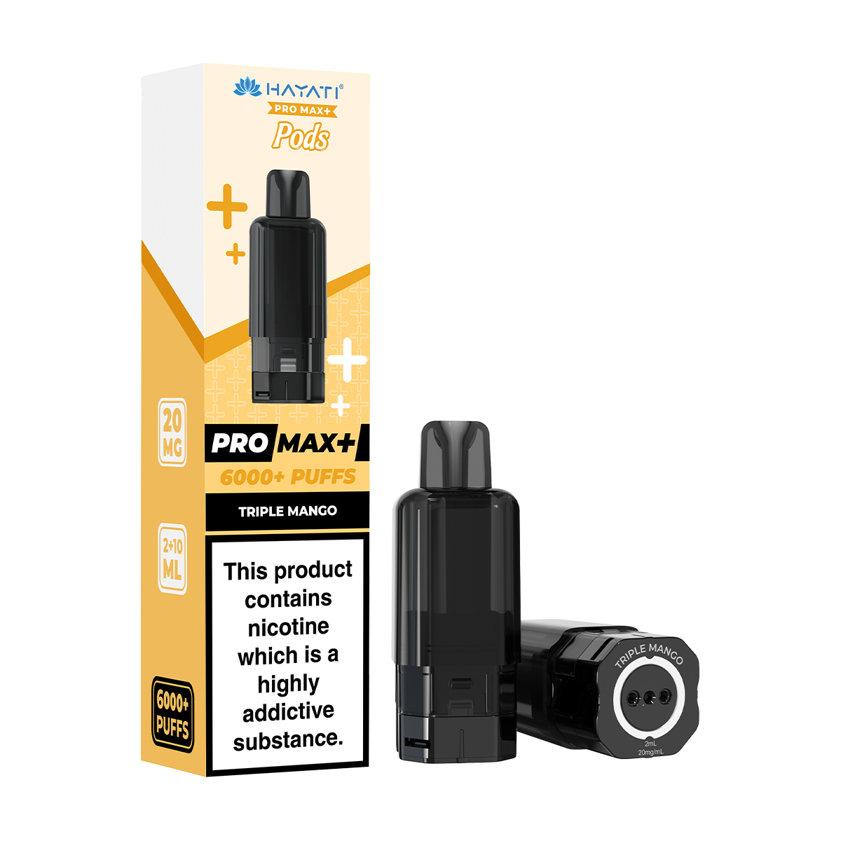 triple mango hayati pro max Hayati Pro Max+ 6000 Puffs Disposable Vape Box of 5