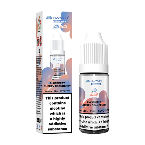 hayati pro max nic salts blueberry cherry cranberry