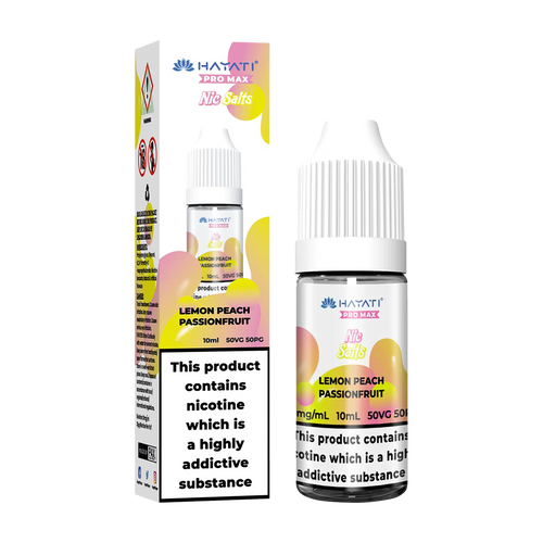 hayati pro max nic salts lemon peach passionfruit