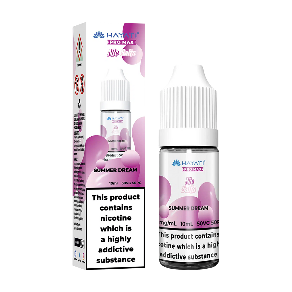 Summer Dream Nic Salt by Hayati Pro Max 10ml  Vapemate