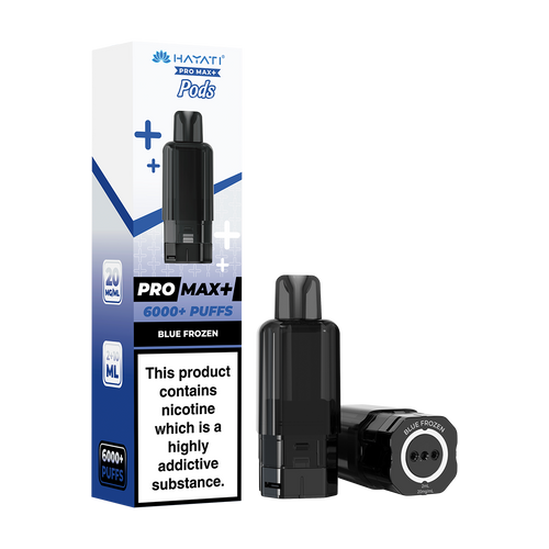 hayati pro max plus 6000 pods blue frozen