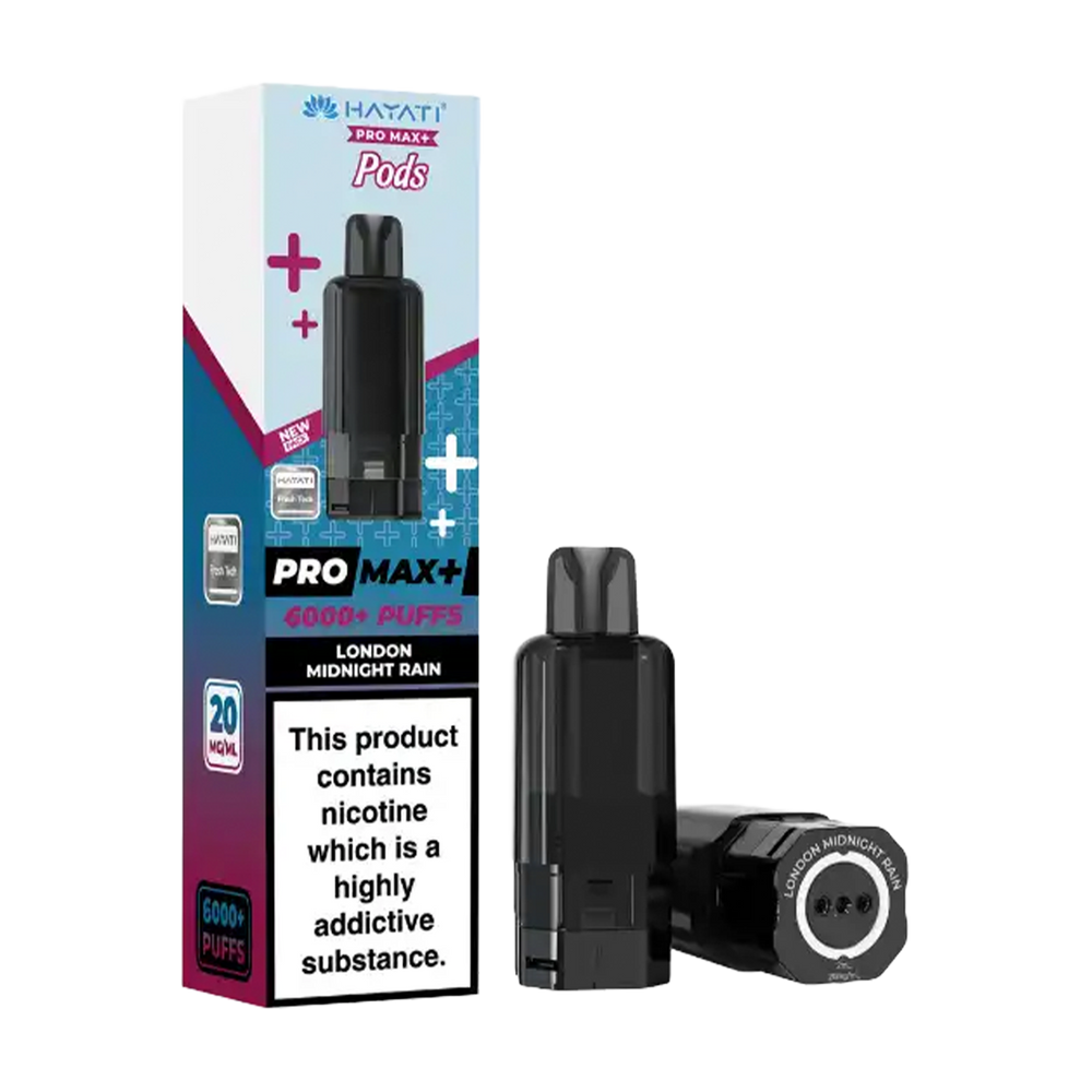 hayati pro max plus 6000 pods london midnight rain