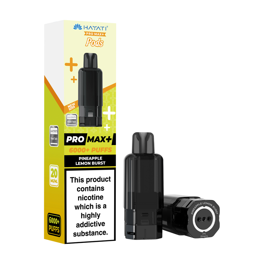 hayati pro max plus 6000 pods pineapple lemon burst