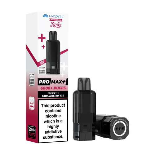 hayati pro max plus 6000 pods smooth strawberry ice