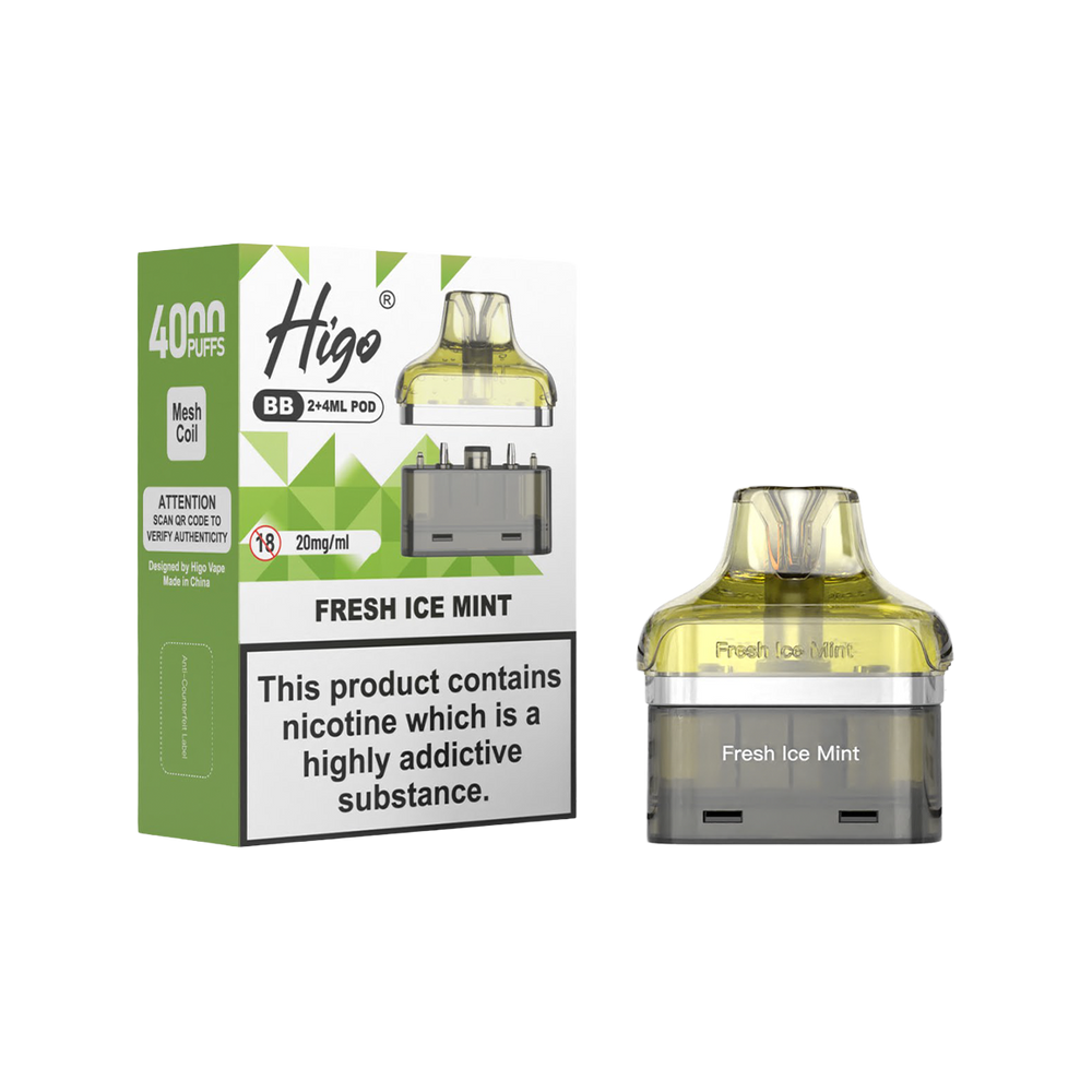 Higo BB 4000 Refill Pack fresh ice mint