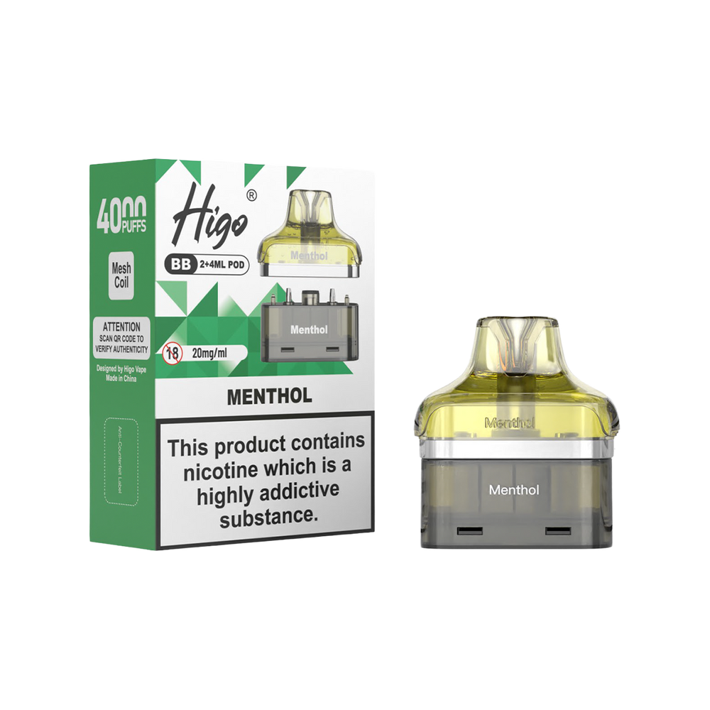 Higo BB 4000 Refill Pack menthol