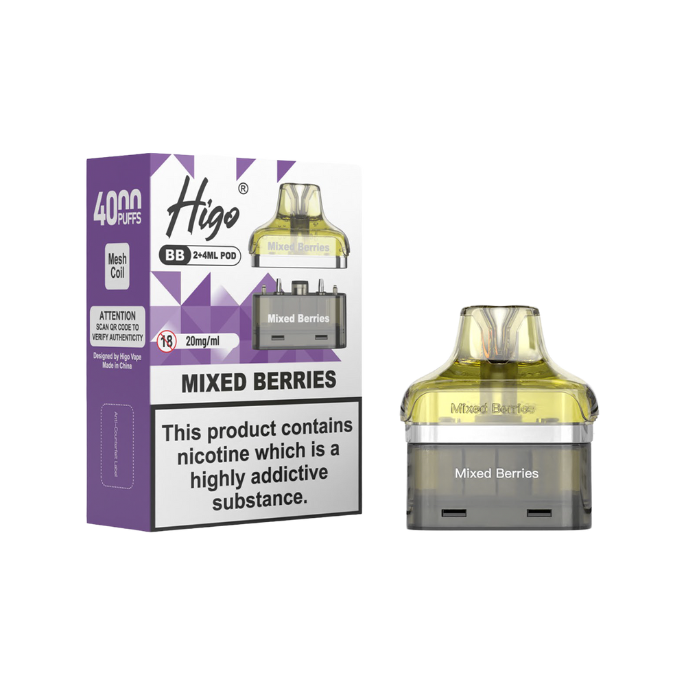 Higo BB 4000 Refill Pack mixed berries
