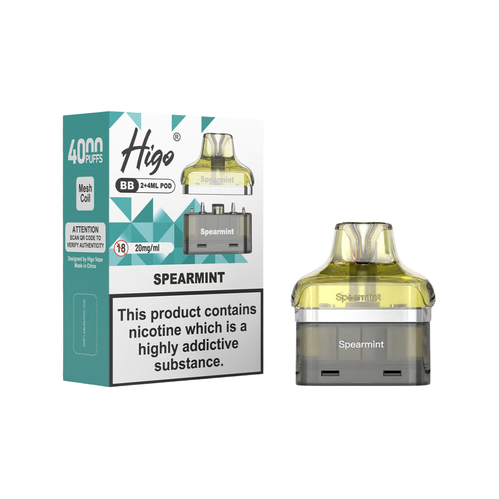 Higo BB 4000 Refill Pack spearmint