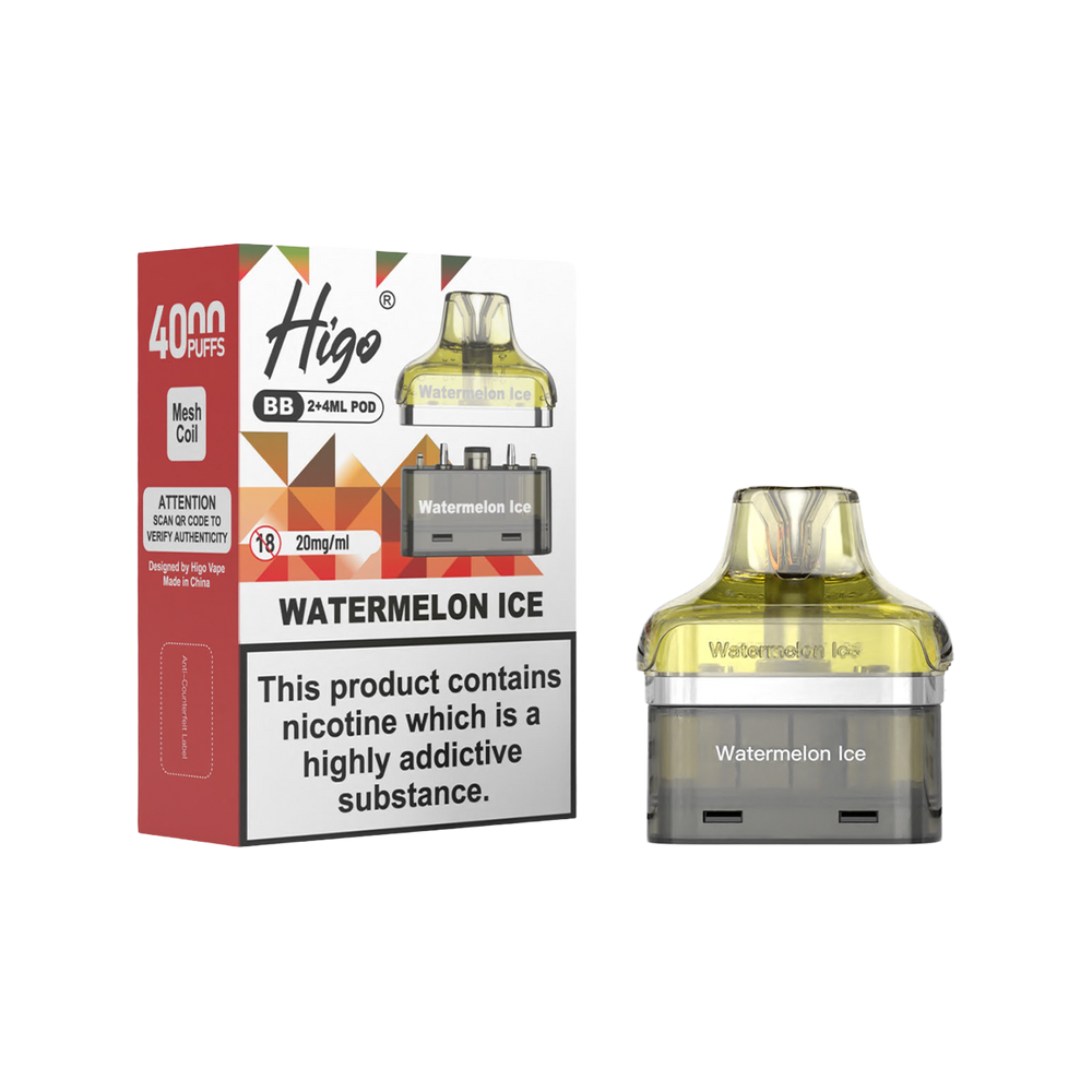 Higo BB 4000 Refill Pack watermelon ice