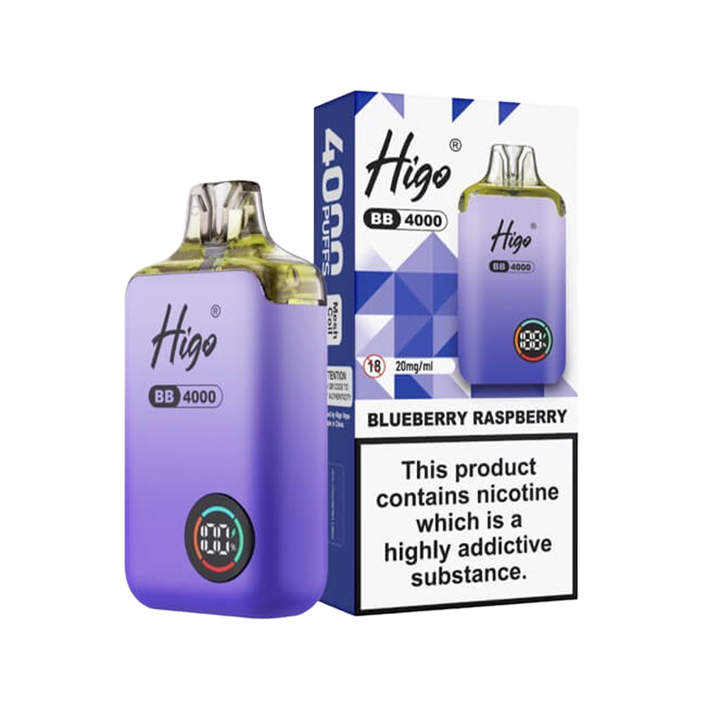 Higo BB 4000 Vape Kit blueberry raspberry
