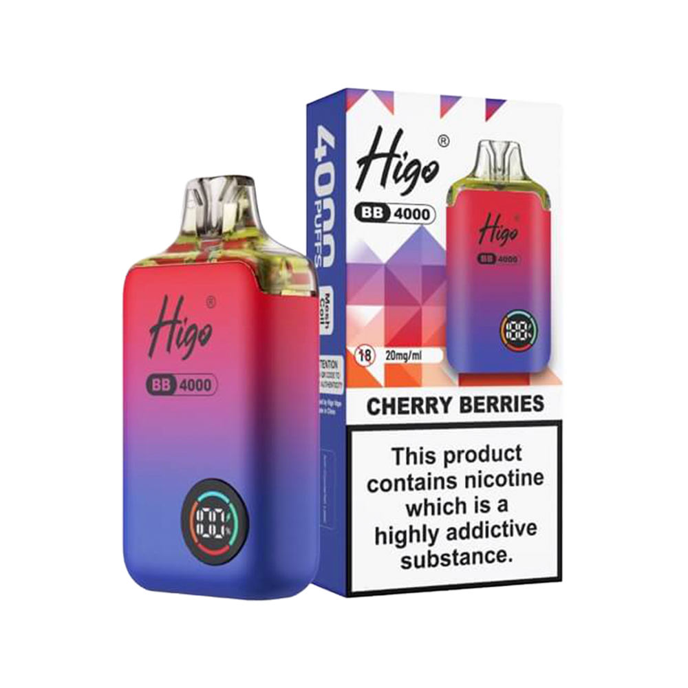 Higo BB 4000 Vape Kit cherry berries
