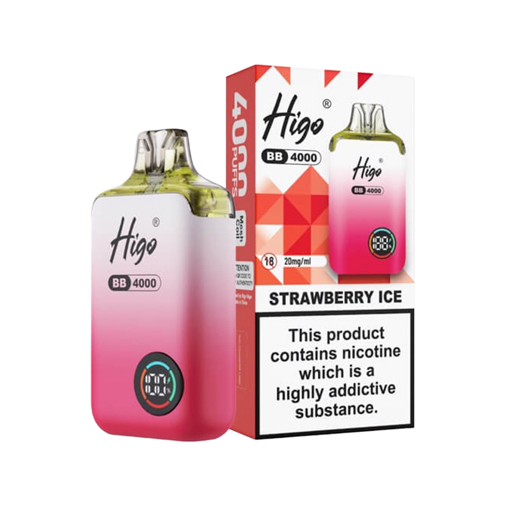 Higo BB 4000 Vape Kit strawberry ice