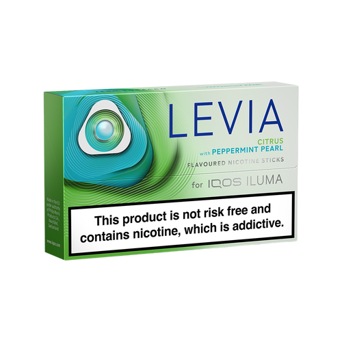 iqos levia zero tobacco sticks citrus with peppermint pearl
