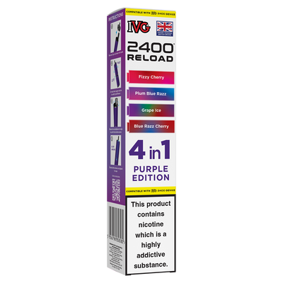 purple ivg 2400 Purple Edition IVG 2400 Reload 4 in 1 Refill Pods