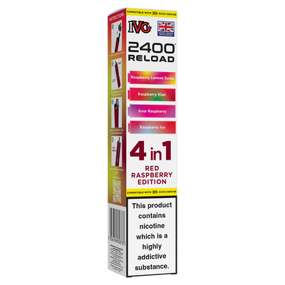 Red Raspberry Edition IVG 2400 Refill Pods