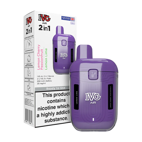 Purple Edition IVG Air 2 in 1 Vape Kit