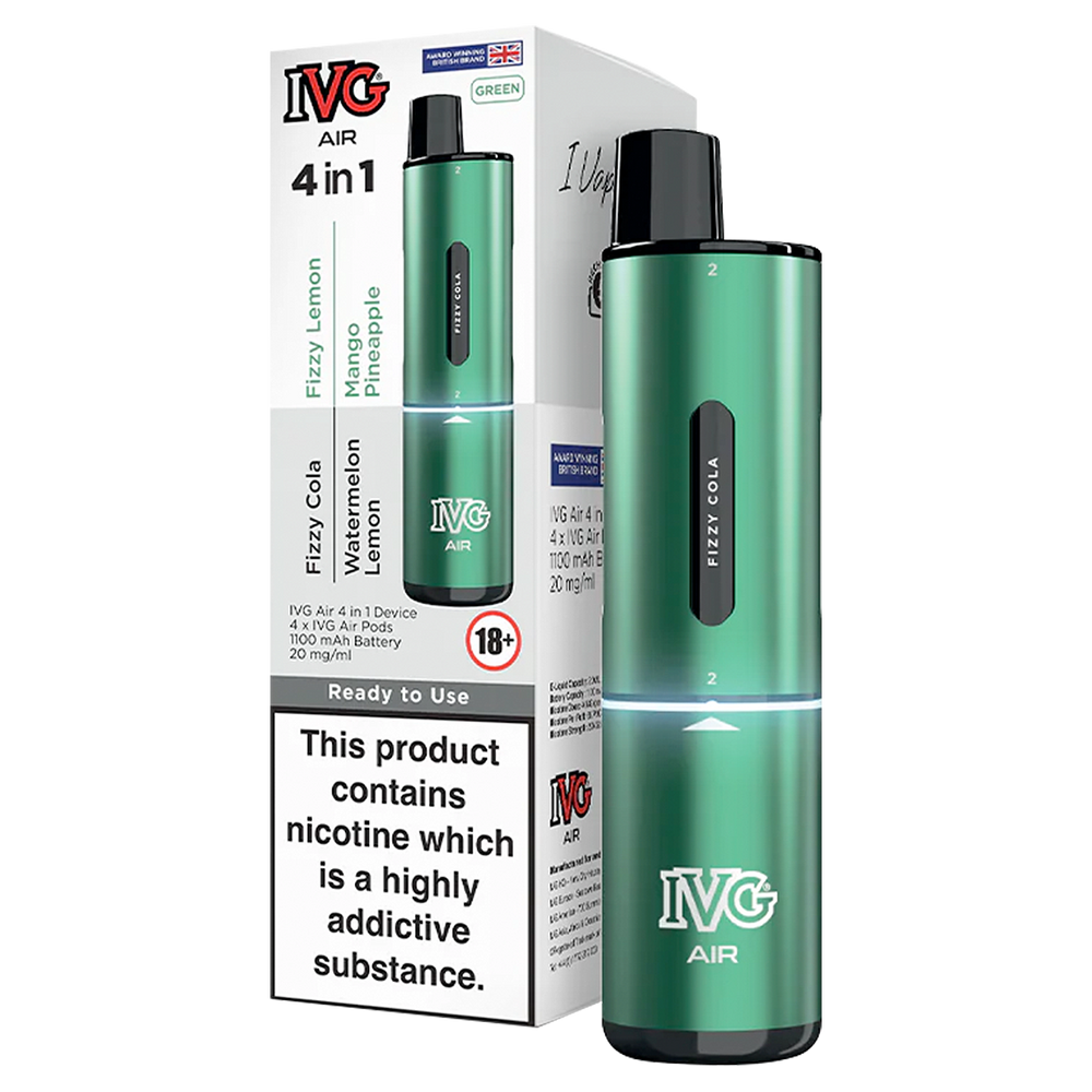 Black Edition IVG Air 4 in 1 Vape Kit