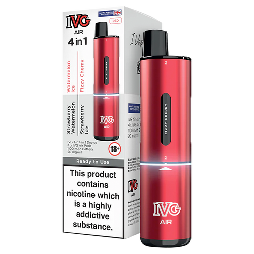 Red Edition IVG Air 4 in 1 Vape Kit