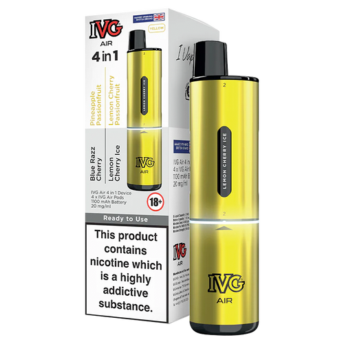 Yellow Edition IVG Air 4 in 1 Vape Kit