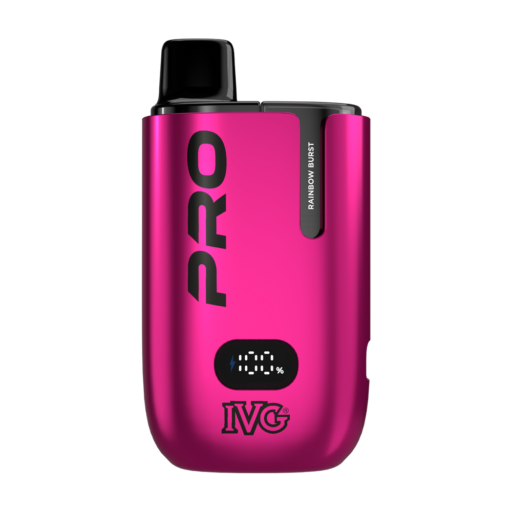 IVG Pro 12 Vape Kit rainbow burst
