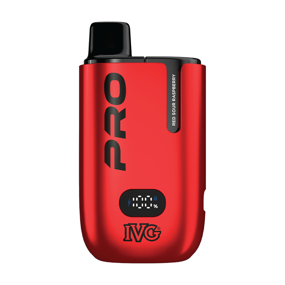IVG Pro 12 Vape Kit red sour raspberry