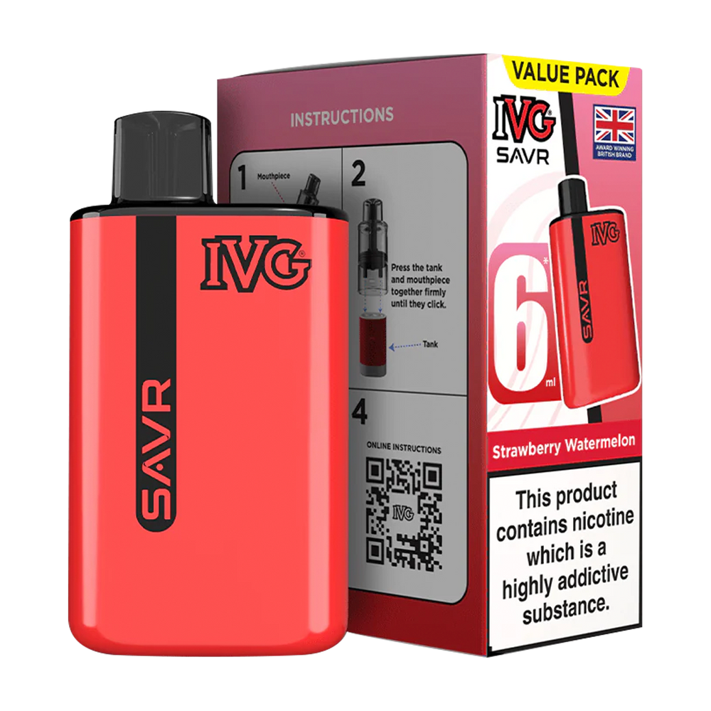 IVG SAVR Vape Kit strawberry watermelon
